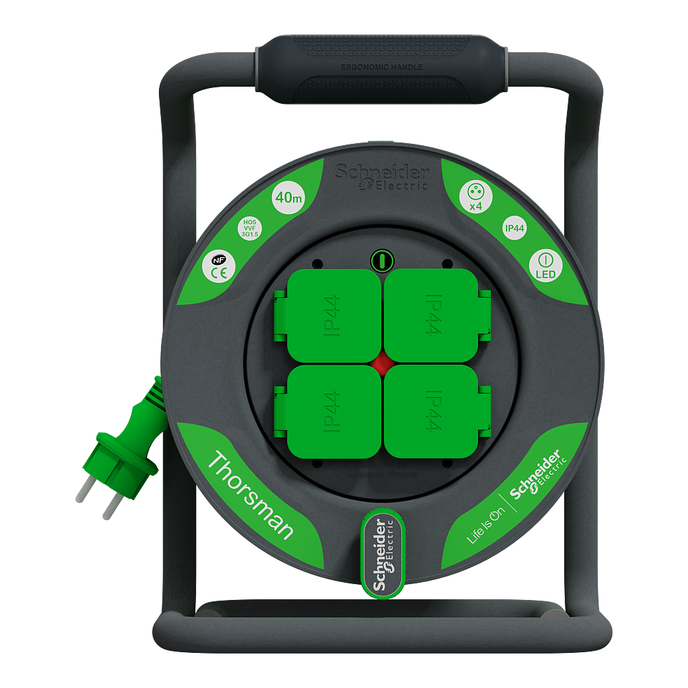 Enrouleur 40m HO5VVF 3G1,5mm